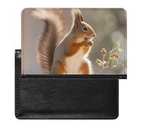 Squirrel Funny Animal Passport Holder ID Card Protector Case Holder Travel Pack Unisex-adult Waterproof Passport