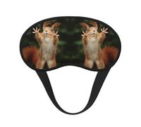 Squirrel Funny Animal Print Adjustable Eye Cover for Sleeping, Comfortable, Pressure-Free and Breathable Sleeping Masks
