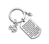 Squirrel Gift Squirrel The Squirrel Is Great At Solving Puzzles and Storing Resources to Use Another Time Keychain (squirrel is great K EU)