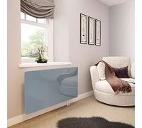 Squirrel Grey Glass Radiator Covers - Made by Premier Range in 820mm Wide x 640mm High