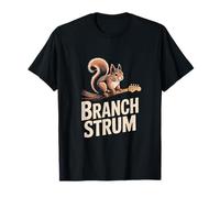 Squirrel Guitar - Branch Strum Art for Music Lovers T-Shirt