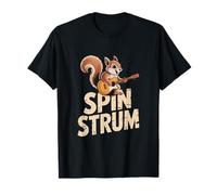 Squirrel Guitar - Spin Strum Design for Music Lovers T-Shirt