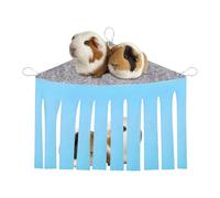 Squirrel Hammock, Ferret Cage Bed, Multifunctional Habitat Hide Sleeping Playing for Hamster Chinchilla Dwarf Sugar Glider Pet