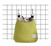 Squirrel Hammock | Two Buckles Sugar Glider Cotton Nest, Sugar Glider Pouch Bed, Conform to Sleep Small Animals Removable Nest Mat for Hamster, Syrian Hamster Sack Swing Bed