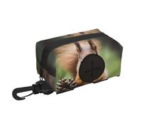 Squirrel holding a pinecone Pet travel garbage bag storage bag Essentials for hiking or camping in the countryside Ensure you have an enjoyable experience