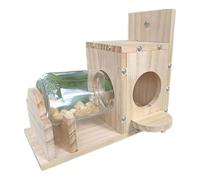 Squirrel House Squirrel Feeders for Outside Squirrel Houses for Outside Nesting Squirrel Gifts Squirrel Feeder Wooden Squirrel House Transparent Squirrel Feeders for Outside Garden Yard Corn Peanut Sq