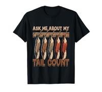 Squirrel Hunter Tree Rat Ask Me About My Tail Count T-Shirt