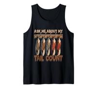 Squirrel Hunter Tree Rat Ask Me About My Tail Count Tank Top