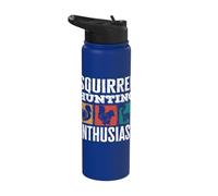 Squirrel Hunting Enthusiast Outdoor Pursuit Statement Stainless Steel Insulated Water Bottle