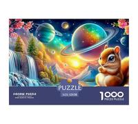 Squirrel in BloomDeluxe Jigsaw Puzzles for Adults Featuring 1000 Intricate And Challenging Educational Puzzle Pieces - Crafted to Be An Exceptional Gift Jigsaw Puzzles for Adults And Young Adults Age