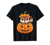 Squirrel in Jack-o'-Lantern Pumpkin Halloween T-Shirt