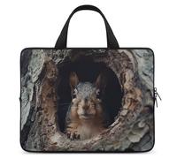 Squirrel in The Tree Hole Laptop Bag Durable Laptop Sleeve Water-Resistant Notebook Bag for Computer Or Tablet