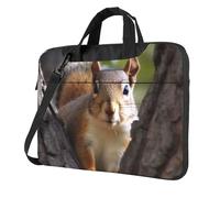 Squirrel in The Tree Laptop Bag for Women Men 13 inch, 360 Protective Computer Shoulder Bag Water Resistant Laptop Carrying Case Lightweight Briefcase Messenger Bags