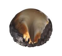 Squirrel in The Tree Shower Cap for Women Men Large Waterproof Shower Bonnet Elastic Band Bathing Hair Hat Spa Salon Caps Double Layered Reusable Bath Caps for Long Hair, Braids