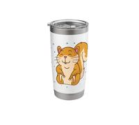 Squirrel is Happy Tree Rodent Stainless Steel Insulated Tumbler