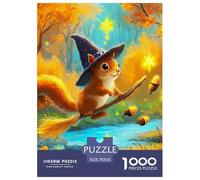Squirrel Jigsaw Puzzles for Adults 1000 Educational Games Cute Pet Challenge High Difficulty for Decompression And Wall Decor70x50cm/1000pcs