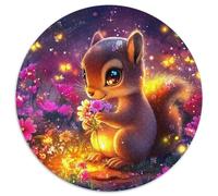 Squirrel Jigsaw Puzzles Puzzle for Adults Kids. 1000 Pieces Whimsical Challenge Toy Educational Games Home Decoration for Adults& Kids Age 14 Years Up 1000pcs (67.5x67.5cm)