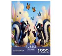 Squirrel Jigsaw Puzzles Puzzles for Adults Kids. 1000 Pieces Whimsical Challenge Toy Educational Game Home Decoration for Adults& Kids Age 14 Years Up 38x26cm/1000pcs