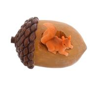 Squirrel Key Hider Resin Secret Compartment Box Khaki