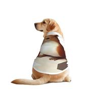 Squirrel King Dog Shirt Vest Dog Clothes- Breathable Cooling for Big Dogs, Sun Protection Comfort Wear for Golden Retriever, Husky, Alaska Outdoor Activities 4X-Large