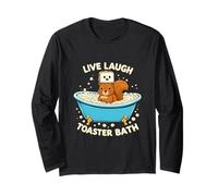 Squirrel Live Laugh Toaster Bath Long Sleeve T-Shirt
