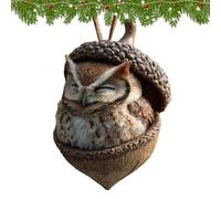 Squirrel Lover Ornament - Forest Animal Decoration Funny Nut Word Game Keepsake Rustic Hanging Stand | Cute Family Cabin Farmhouse Holiday Decor Gift Winter Party