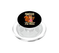Squirrel Mama Comic Nuts Pun Animal Lover PopSockets PopGrip for MagSafe