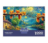 Squirrel Night 1000 Piece Jigsaw Puzzle with Whimsical Design - A Charming Challenge for Adults And Kids Age 14 Years Up70x50cm/1000pcs