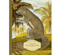 Squirrel Notebook | Vintage Nature Notebook | Dual Notebook Blank and Lined | Softcover, Ivory Paper, 100 Pages