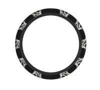 Squirrel Opens Its Mouth Printed Steering Wheel Cover Elastic Stretch Car Wheel Wrap Breathable Non-Slip Steering Wheel Protector for Car Truck SUV