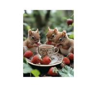 Squirrel Paint by Numbers for Adults, Landscape Acrylic Paint by Numbers Kits, DIY Hobbies for Adults Women Art Supplies 54x40In, Canvas for Painting Wall Art for Room Decor Gifts for Women GYYH-5222