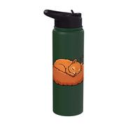 Squirrel Pajamas, Cute Napping Squirrel Pajama Stainless Steel Insulated Water Bottle