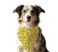 Squirrel Patrol Dog Bandana Cartoon Squirrels Triangle Pet Scarf Funny Outdoor Walking Accessory for Dogs (Squirrel Patrol)