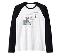 Squirrel Physics Projectile Motion Bird Feeder Math Humor Raglan Baseball Tee