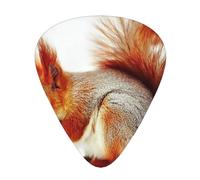 Squirrel Pictures Printed,12 Pcs Guitar Pick,3 Different Thickness Plectrums for Acoustic Guitar Bass Ukulele (0.46mm 0.96mm 0.71mm)