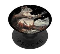 Squirrel Playing Banjo Squirrel Bluegrass Banjo Player PopSockets Adhesive PopGrip