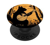Squirrel Playing Banjo Squirrel Bluegrass Banjo Player PopSockets Adhesive PopGrip