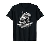 Squirrel playing drums, drumming squirrel T-Shirt