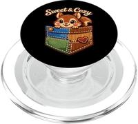 Squirrel Pocket Patchwork Sweet Cozy Animal Kawaii PopSockets PopGrip for MagSafe