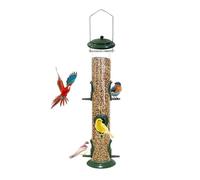 Squirrel Proof Bird Feeders - Weather Resistant Tube Bird Watching Supplies | Small Feeder With Secure Design, Transpar Container