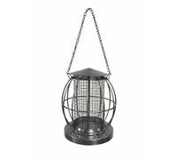Squirrel Proof Peanut Bird Feeder Cage Metal Hanging Nut Feeder with Chain