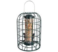 Squirrel-Proof Seed Bird Feeder Fallen Fruits Green One Size