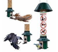 Squirrel Proof Wild Bird Feeder - Roamwild PestOff (Mixed Seed/Sunflower Heart Feeder)
