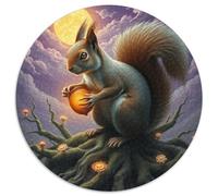 Squirrel Puzzle 1000Pc Jigsaw Animals Das Tier Wild Animals Beast Rotundity Jigsaws Adults Kids Puzzles Educational Games Adult Inspirational Challenge Reliever 1000pcs (67.5x67.5cm)