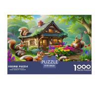 Squirrel Puzzles 1000 Pieces for Adults Jigsaw Puzzles for Adults 1000 Piece Puzzle Educational Games - Beautiful Decoration Puzzle Absolutely Stunning