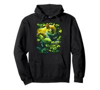 Squirrel Shamrocks Forest Animal St Patricks Day Forestcore Pullover Hoodie
