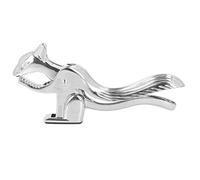 Squirrel Shape Zinc Alloy Walnut Cracker Clip, Multi Purpose Nutcracker for Pecans Chestnuts Almonds, Ergonomic Handle Walnut Opener for Kitchen and Outdoor Use