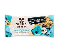 Squirrel Sisters|Peanut Caramel Protein Snack Bar, No Added Sugar, Vegan, Gluten-Free Nutrition Bars, Plant-Based Snacks for Adults and Kids, Box of 16 x 40 Grams - Squirrel Sisters