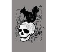 Squirrel Skull Bird Roses Artistic AFS: Notebook Planner - 6x9 inch Daily Planner Journal, To Do List Notebook, Daily Organizer, 114 Pages