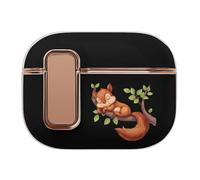 Squirrel Sleep Printed Case Compatible for Airpods Pro 2 Earbud Cases Earphone Protective Covers